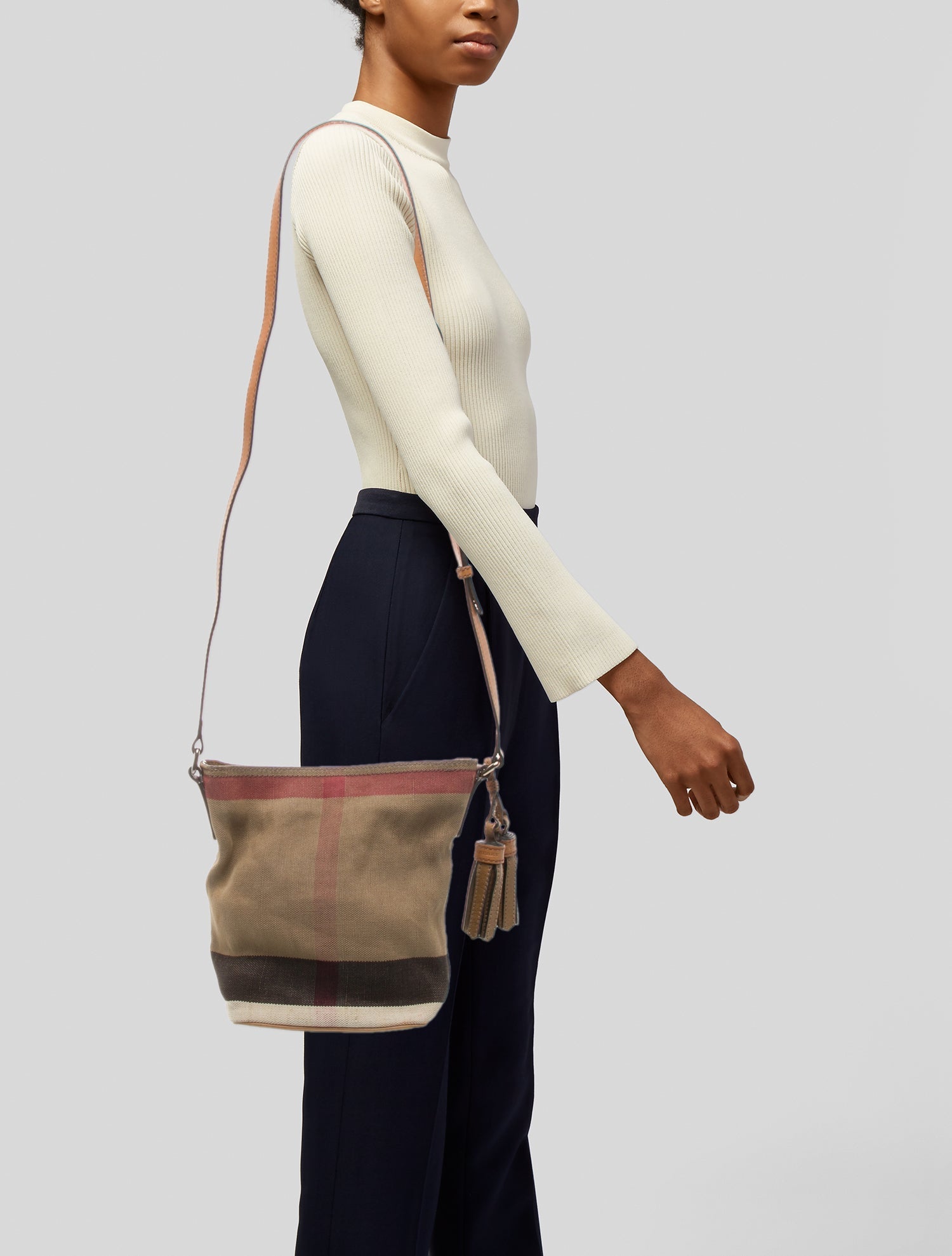 Burberry Exploded Check Crossbody Bag