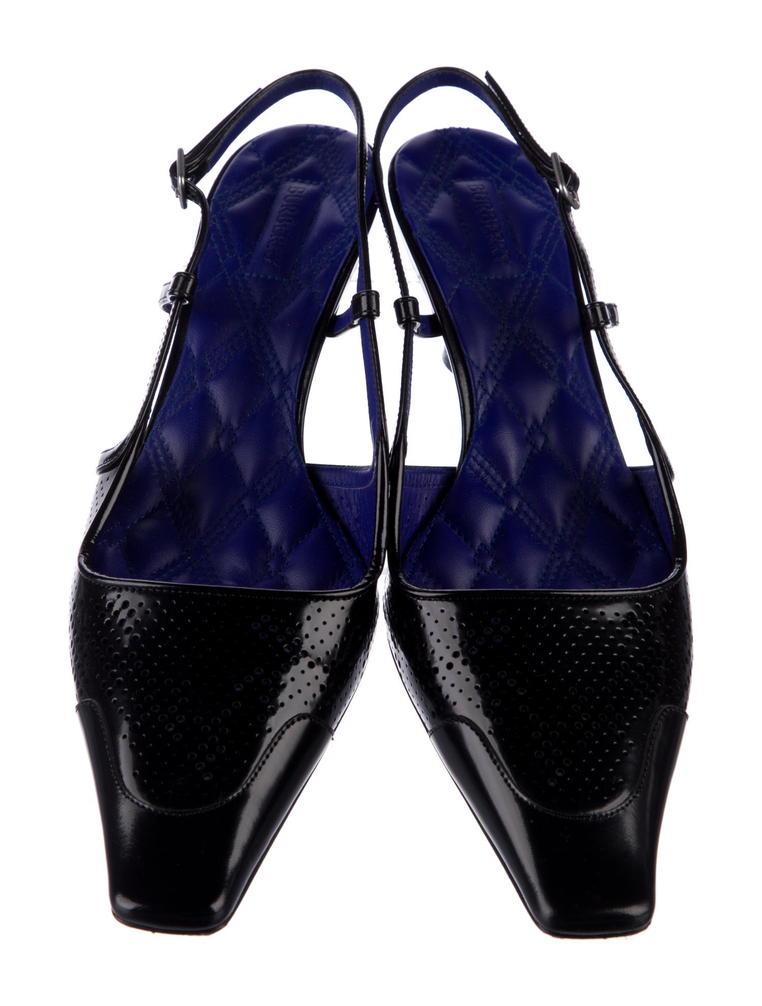 Burberry Leather Slingback Pumps