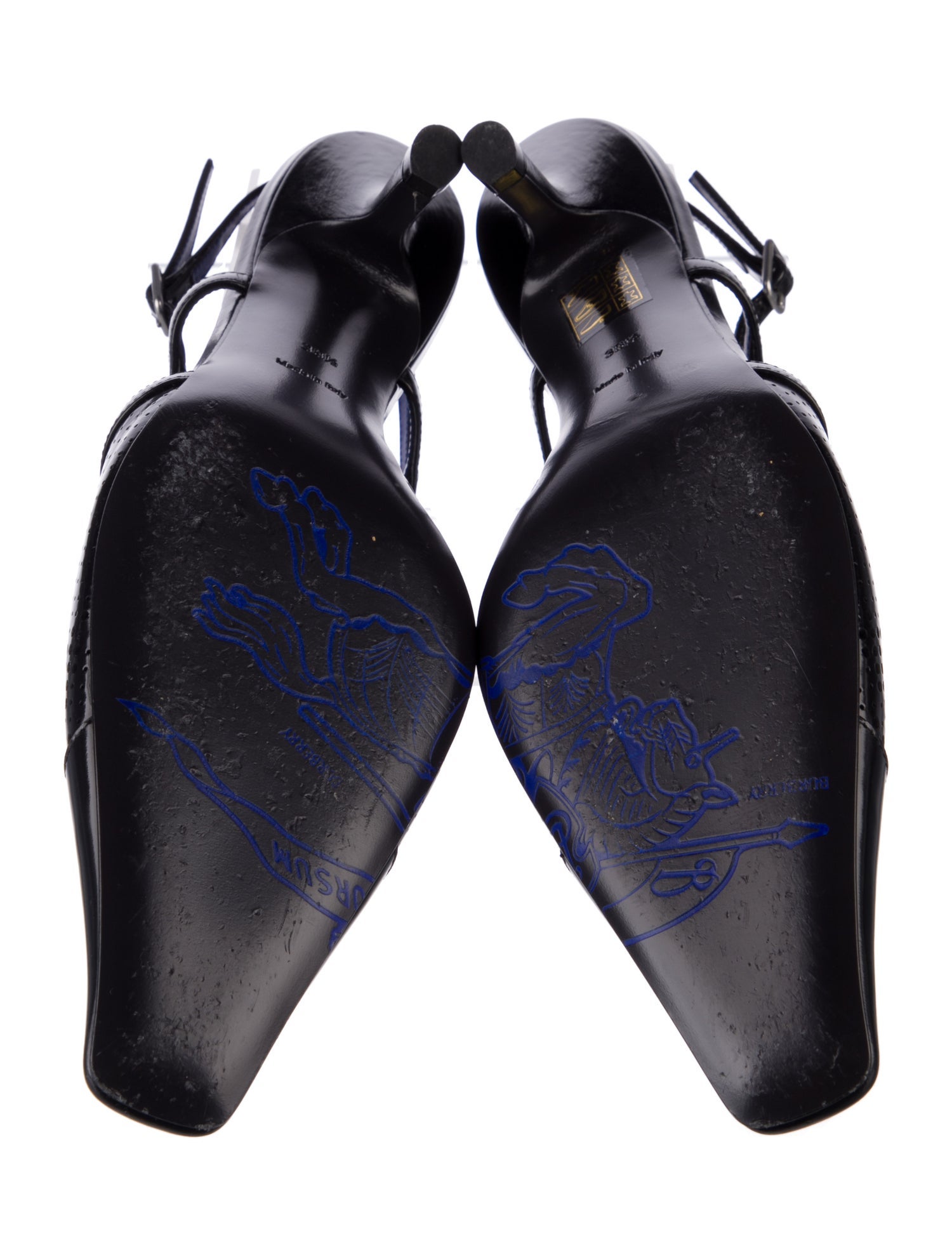 Burberry Leather Slingback Pumps