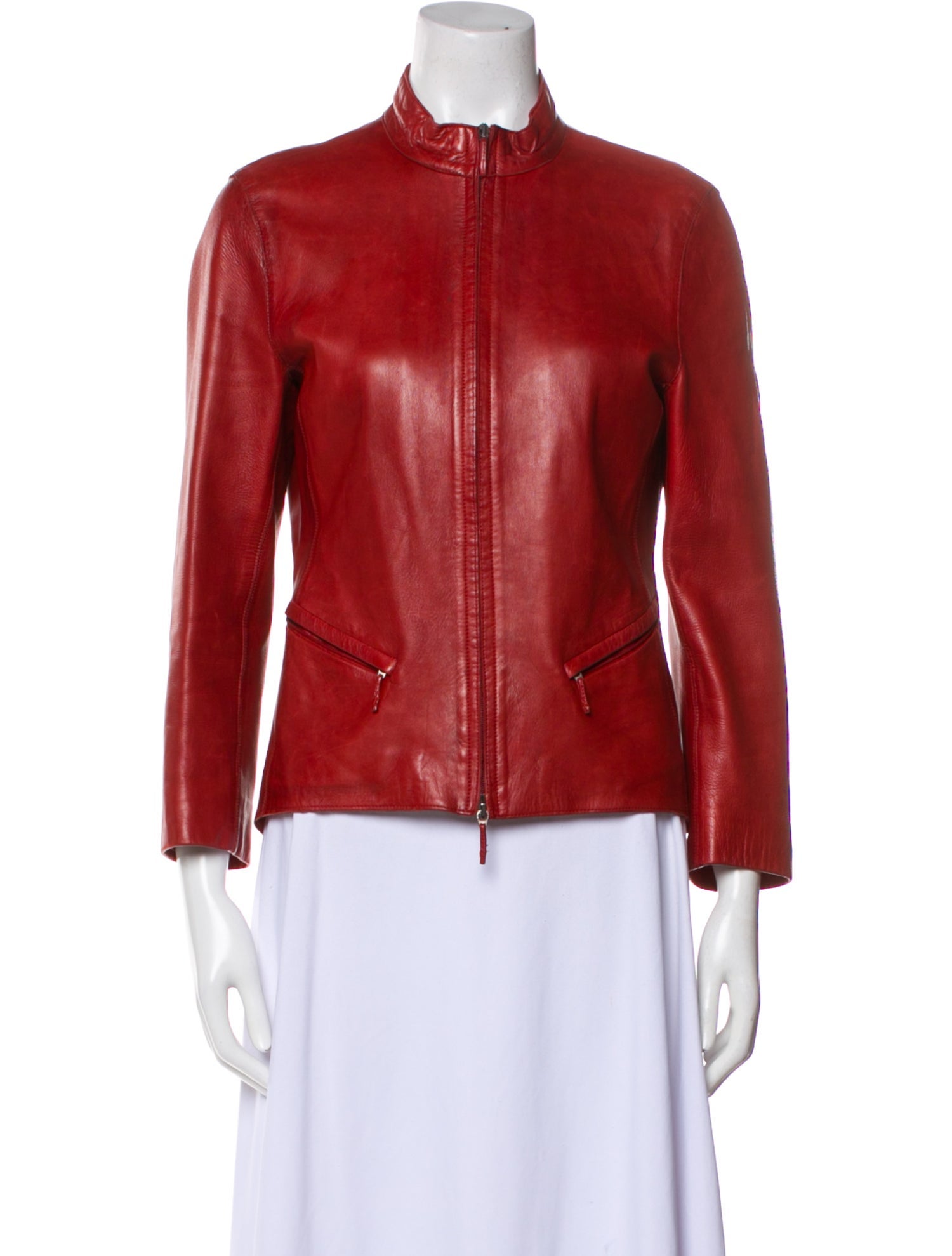 Burberry Leather Biker Jacket