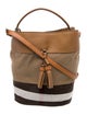Burberry Exploded Check Bucket Bag