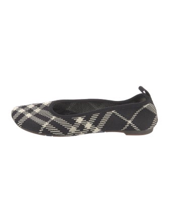 Burberry Patterned Ballet Flats
