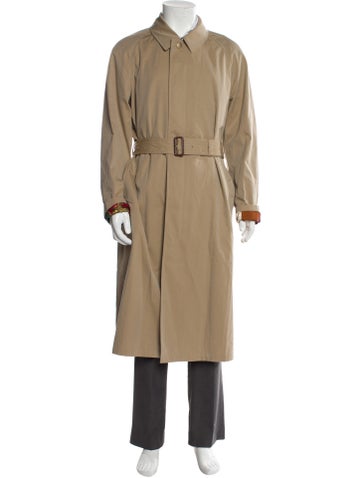 Burberry Outerwear Nova Check Pattern Trench Coat Us40, It50 | L