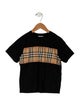 Burberry Boys' Short Sleeve Check T-Shirt