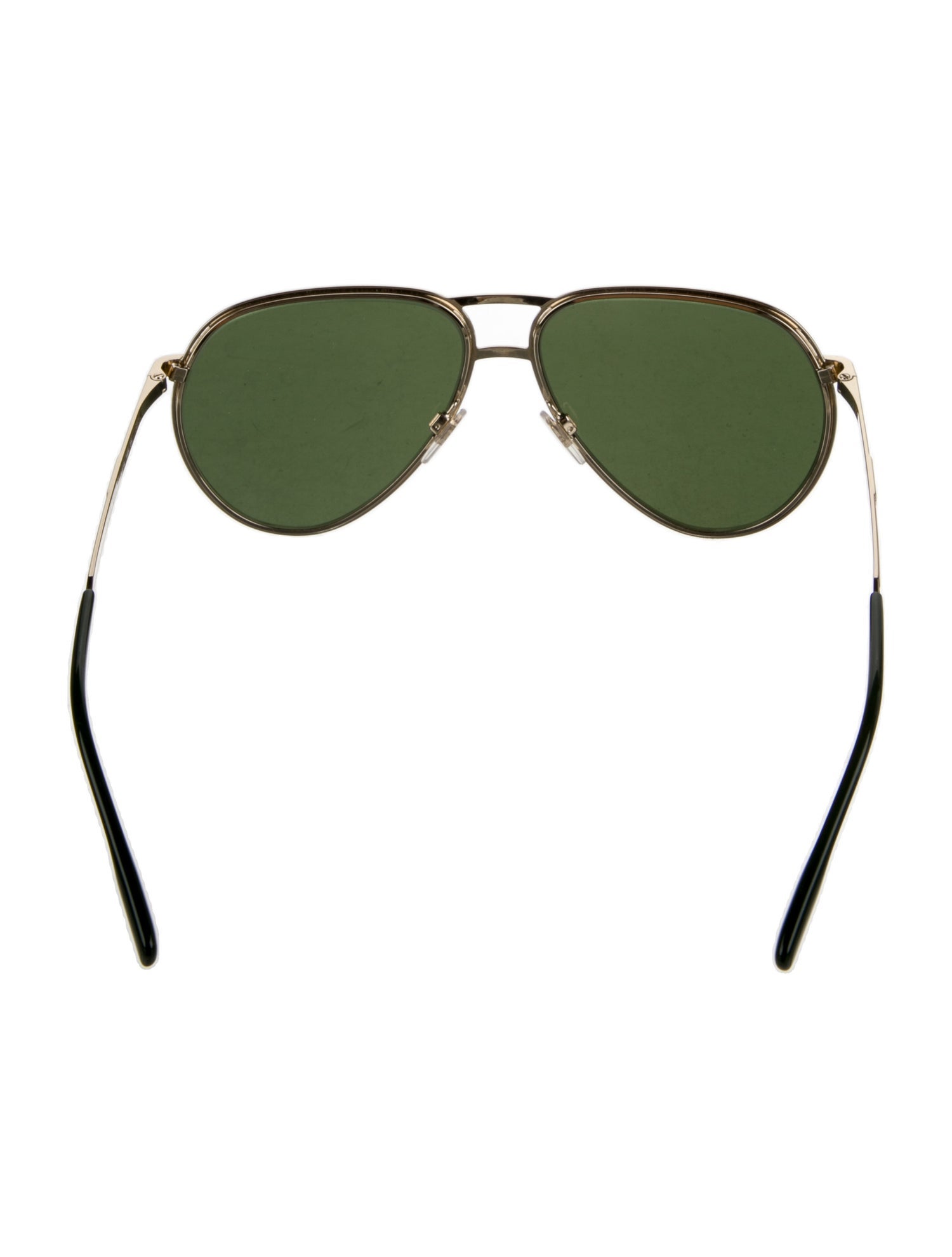 Burberry Pilot Aviator House Check Pattern Sunglasses