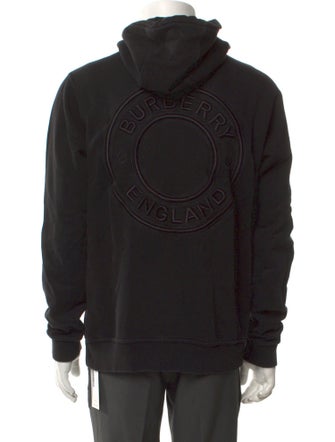 Burberry Nova Check Pattern Crew Neck Hoodie