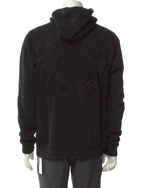 Burberry Nova Check Pattern Crew Neck Hoodie