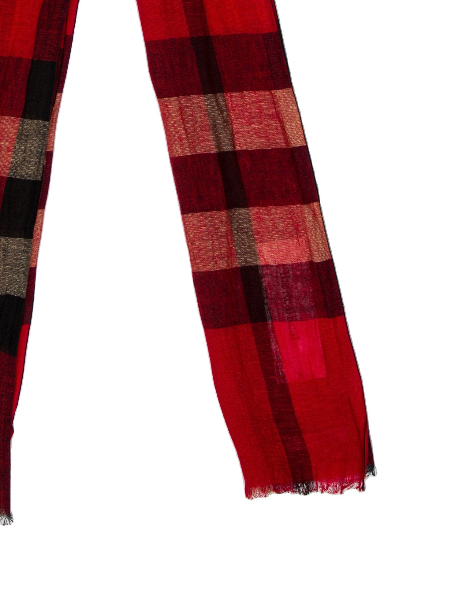 Burberry Lambswool House Check Pattern Scarf