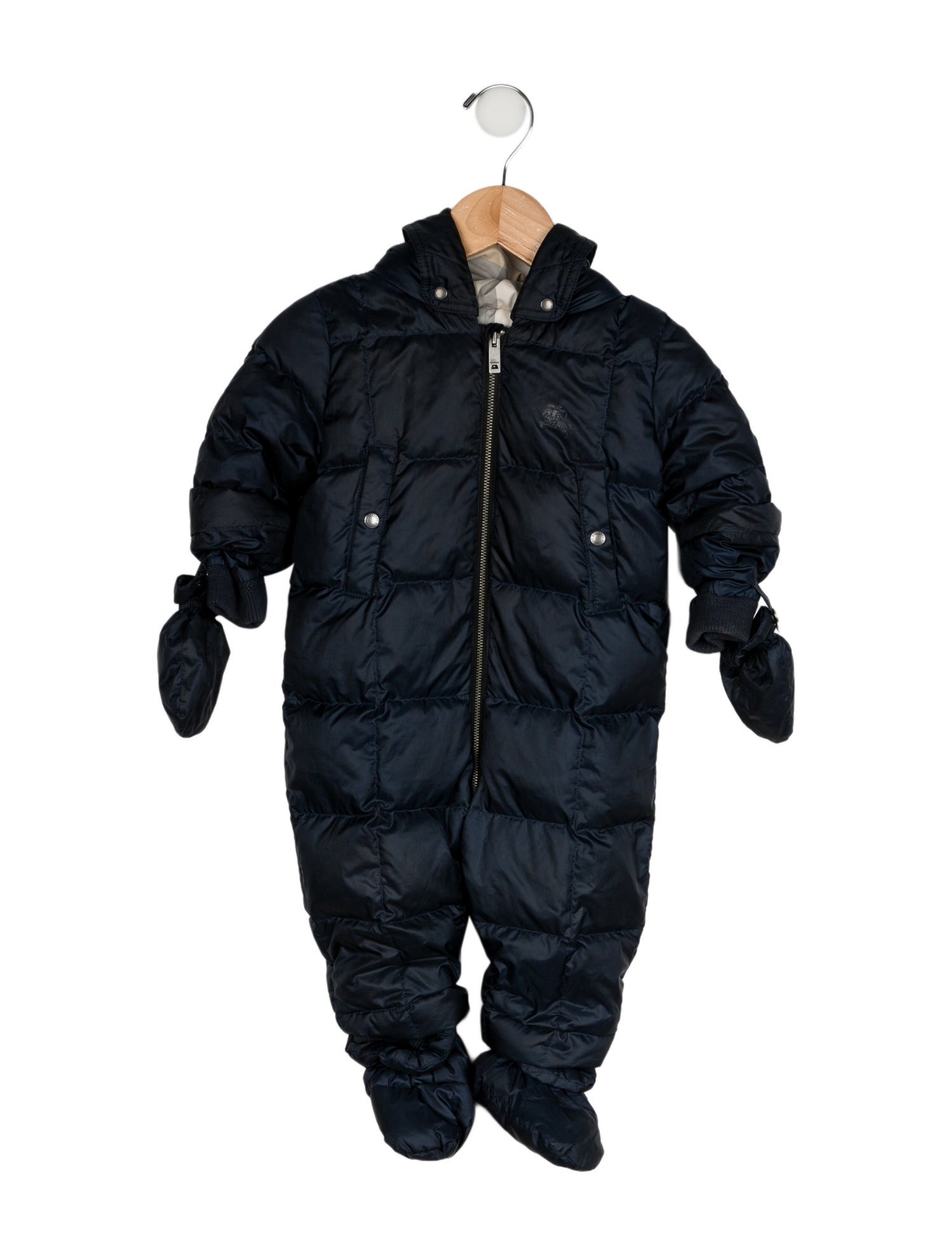 Burberry Solid Down One Piece Coat