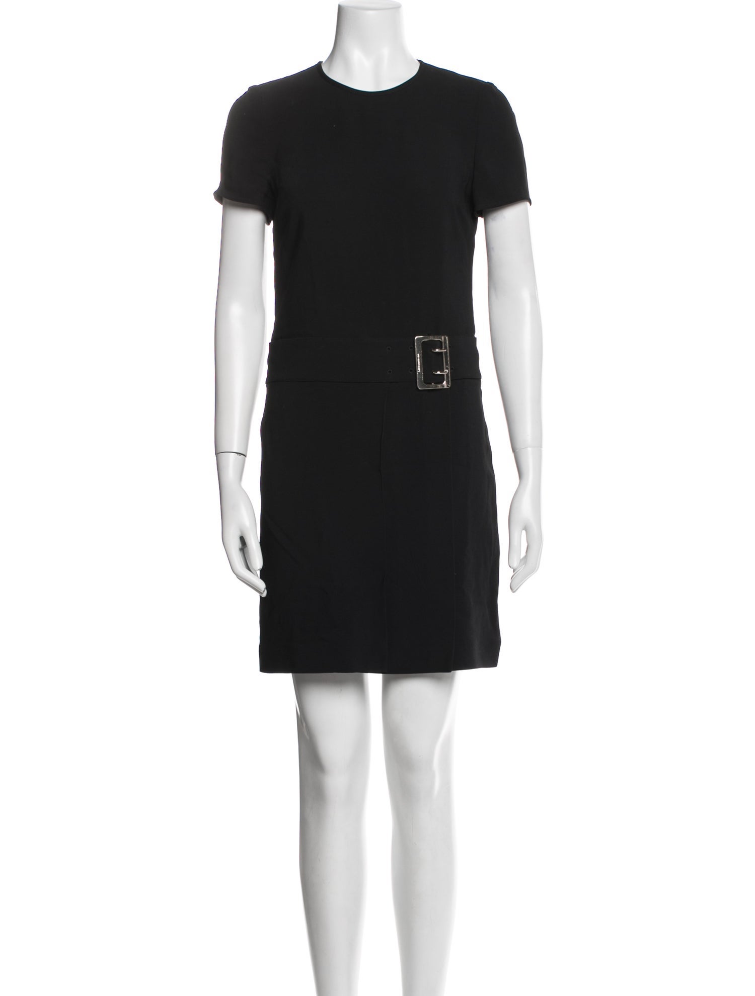 Burberry Crew Neck Mini Dress