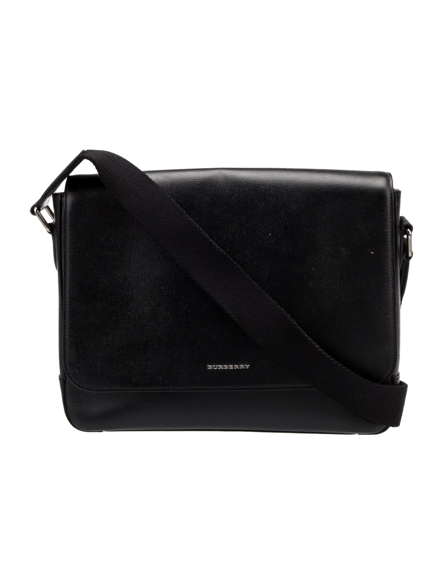 Burberry Leather Messenger Bag