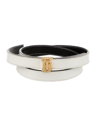 Burberry TB Monogram Skinny Belt