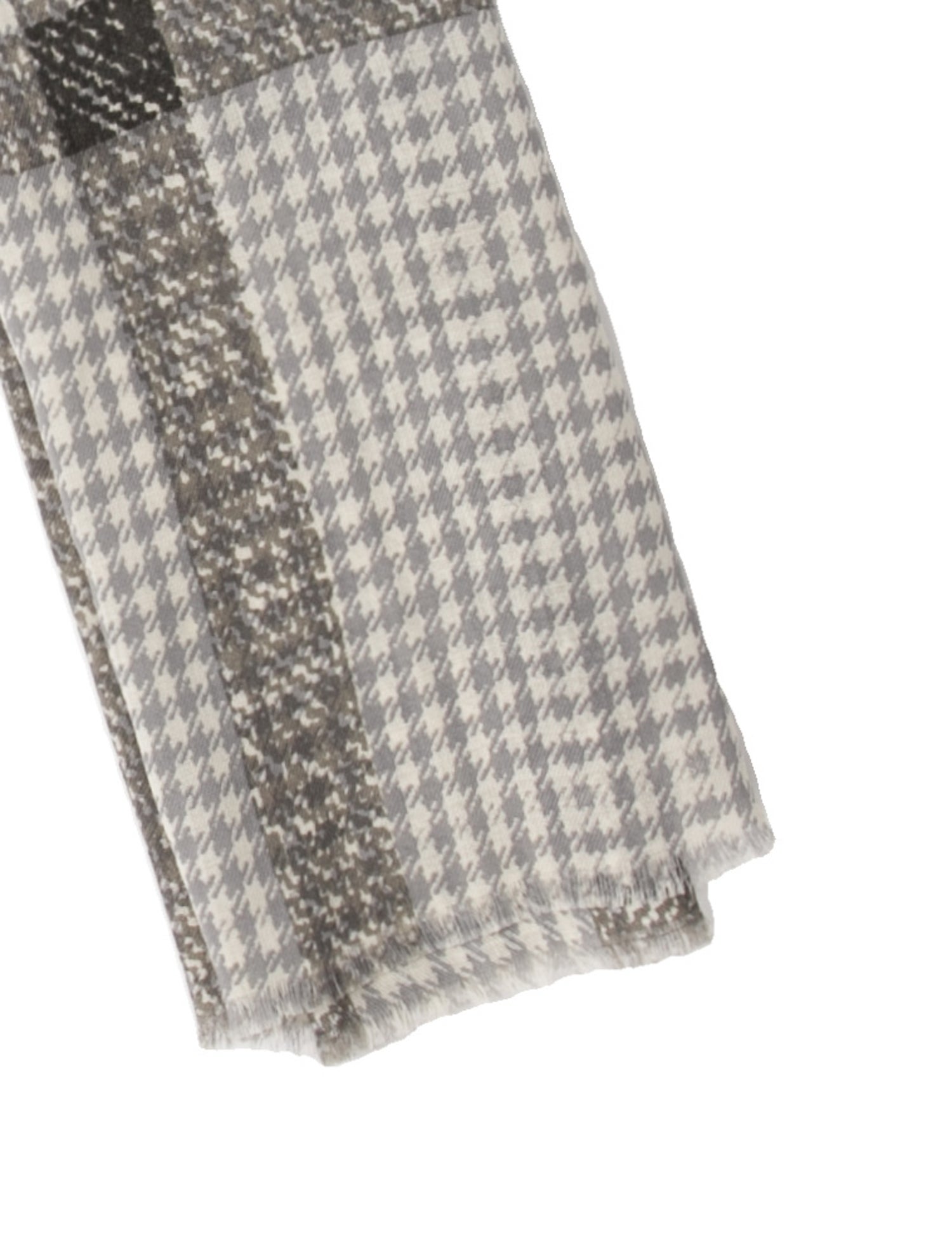 Burberry Silk Houndstooth Print Scarf