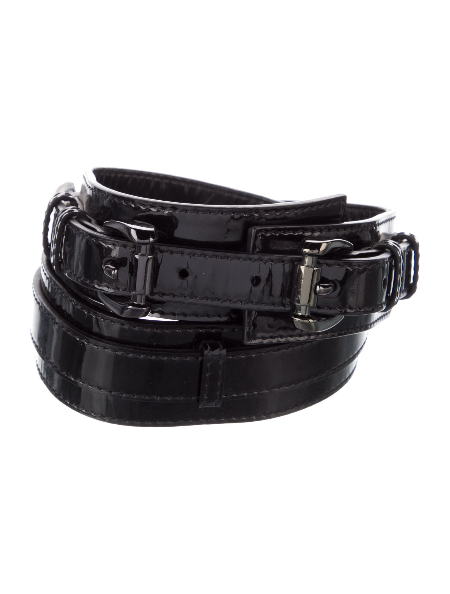 Burberry Patent Leather Waist Belt