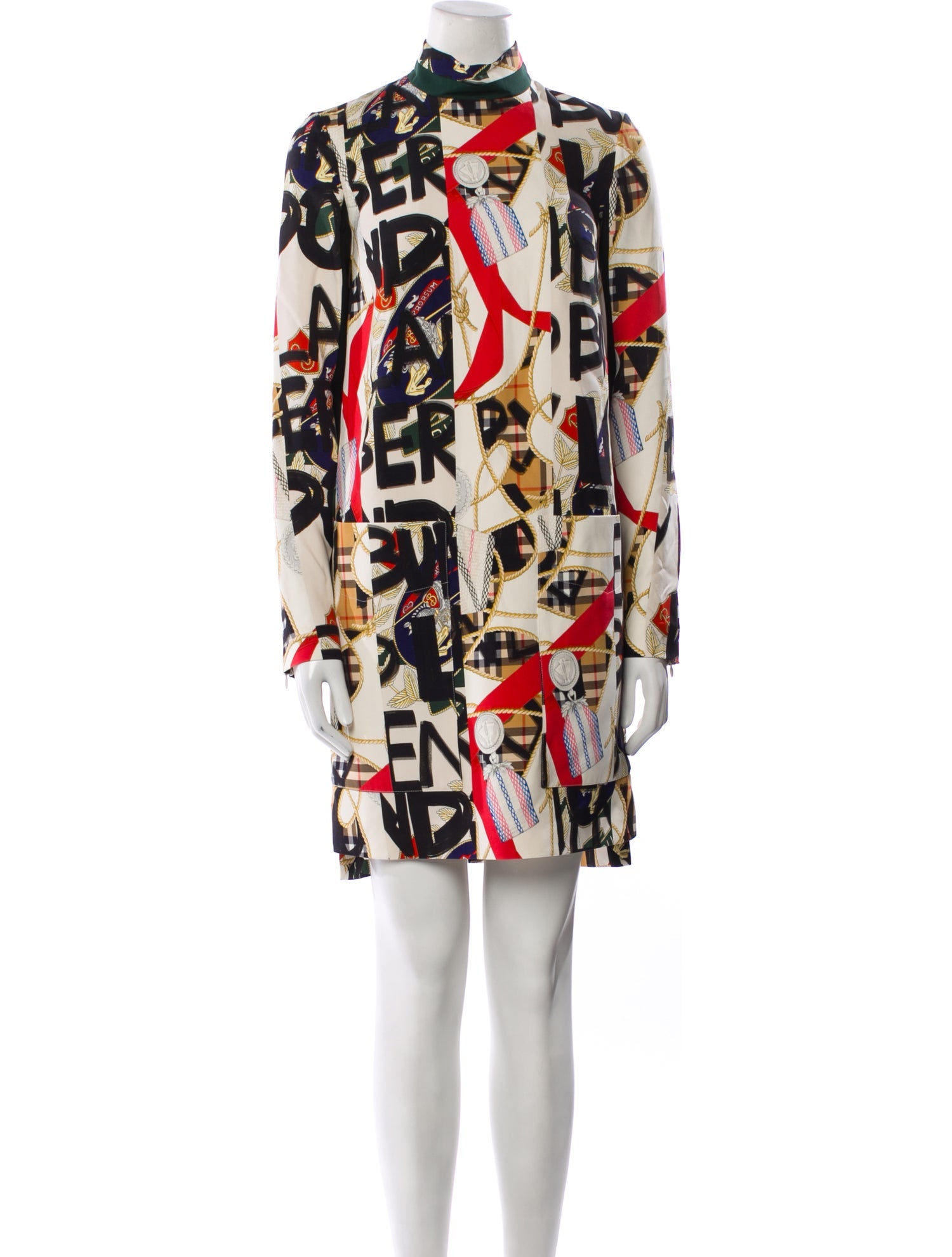 Burberry Silk Mini Dress w/ Tags