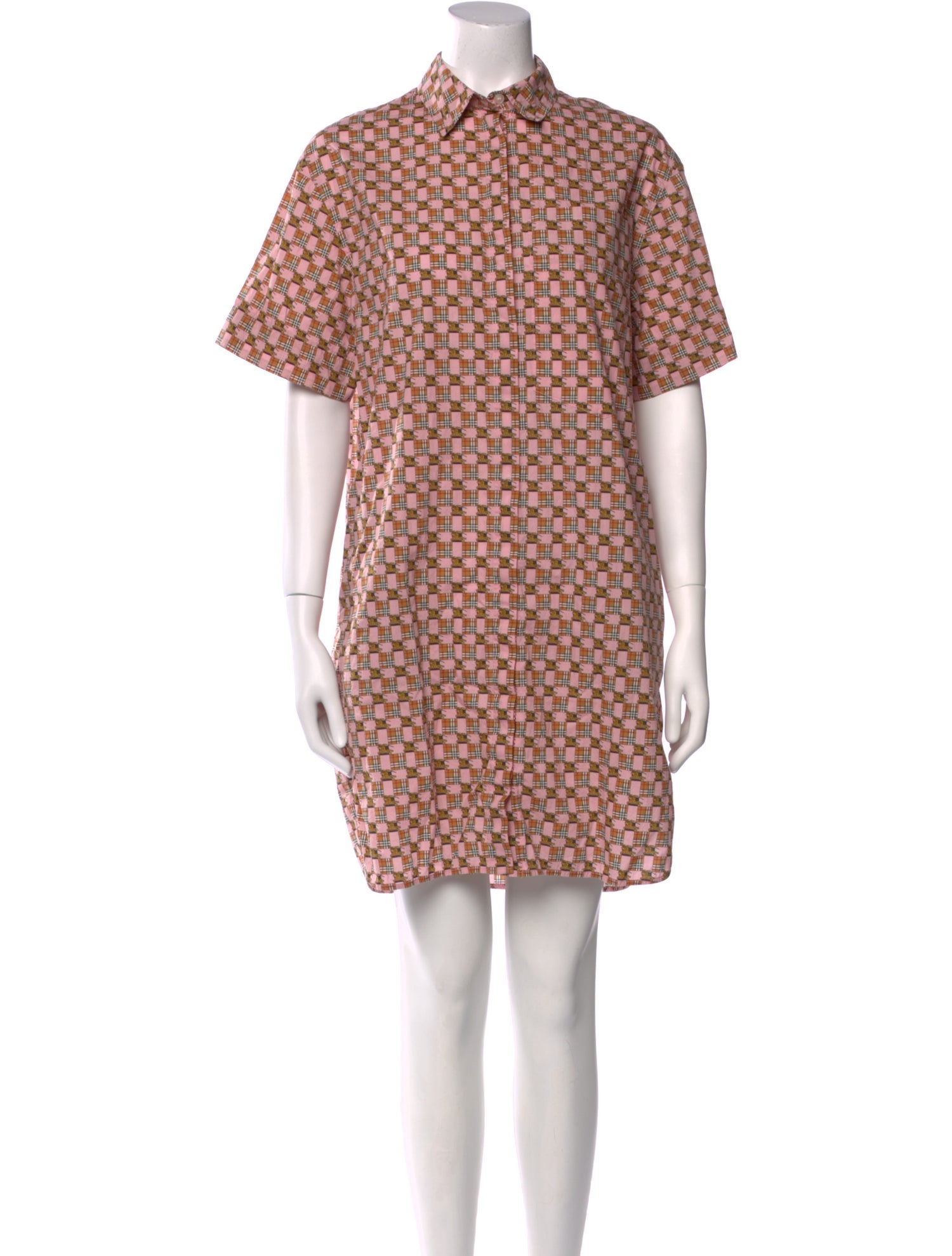 Burberry Polka Dot Print Mini Dress