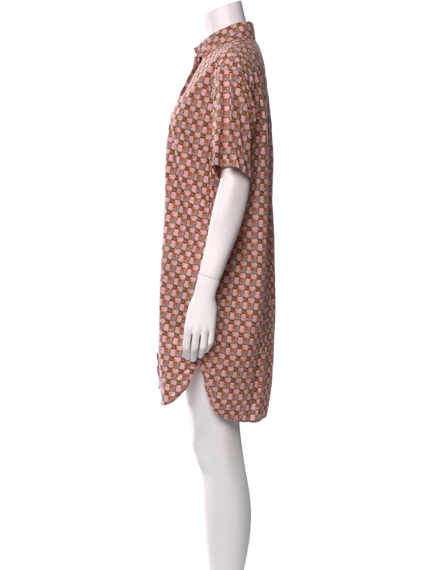 Burberry Polka Dot Print Mini Dress