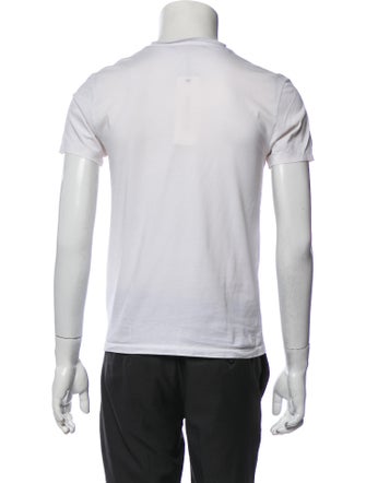 Burberry EKD Badge Cotton T-shirt V-Neck T-Shirt