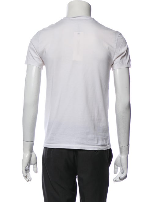 Burberry EKD Badge Cotton T-shirt V-Neck T-Shirt