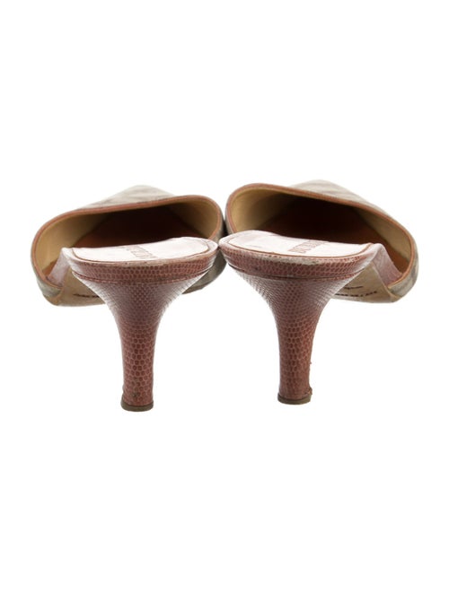 Burberry House Check Pattern Canvas Mules