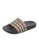 Burberry Nova Check Pattern Rubber Slides