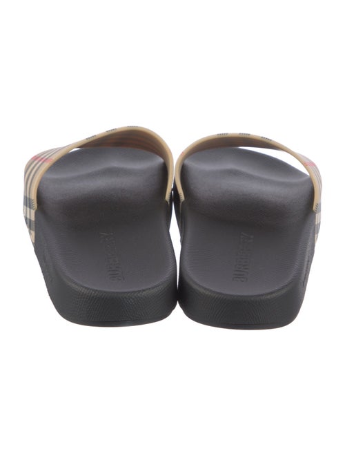Burberry Nova Check Pattern Rubber Slides