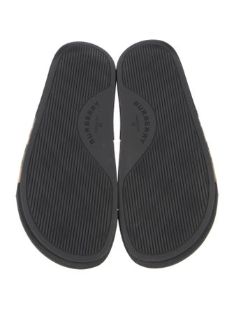 Burberry Nova Check Pattern Rubber Slides