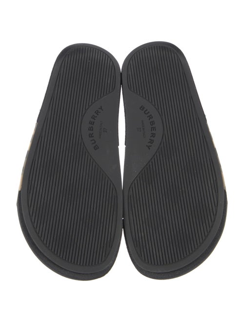 Burberry Nova Check Pattern Rubber Slides