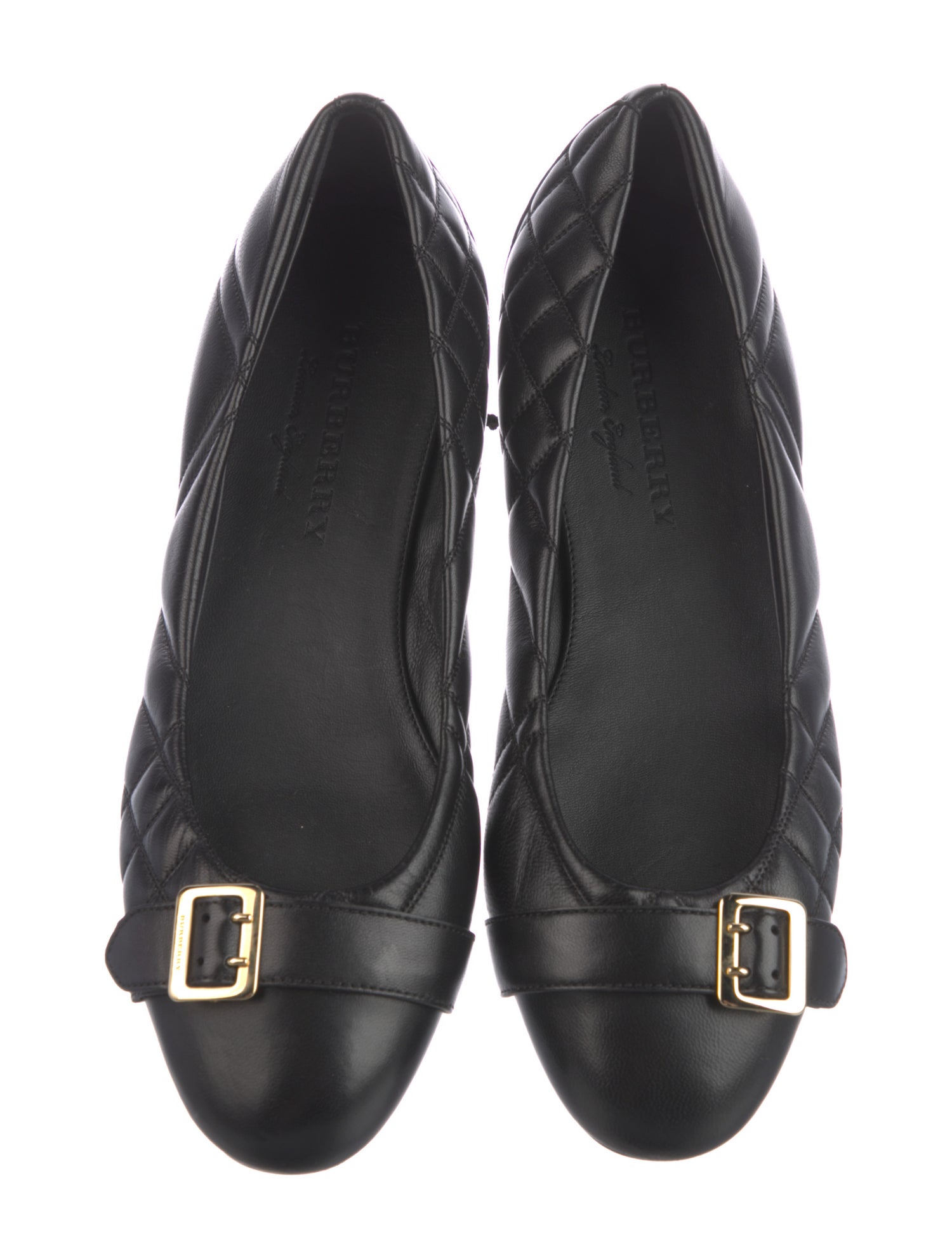 Burberry Leather Ballet Flats