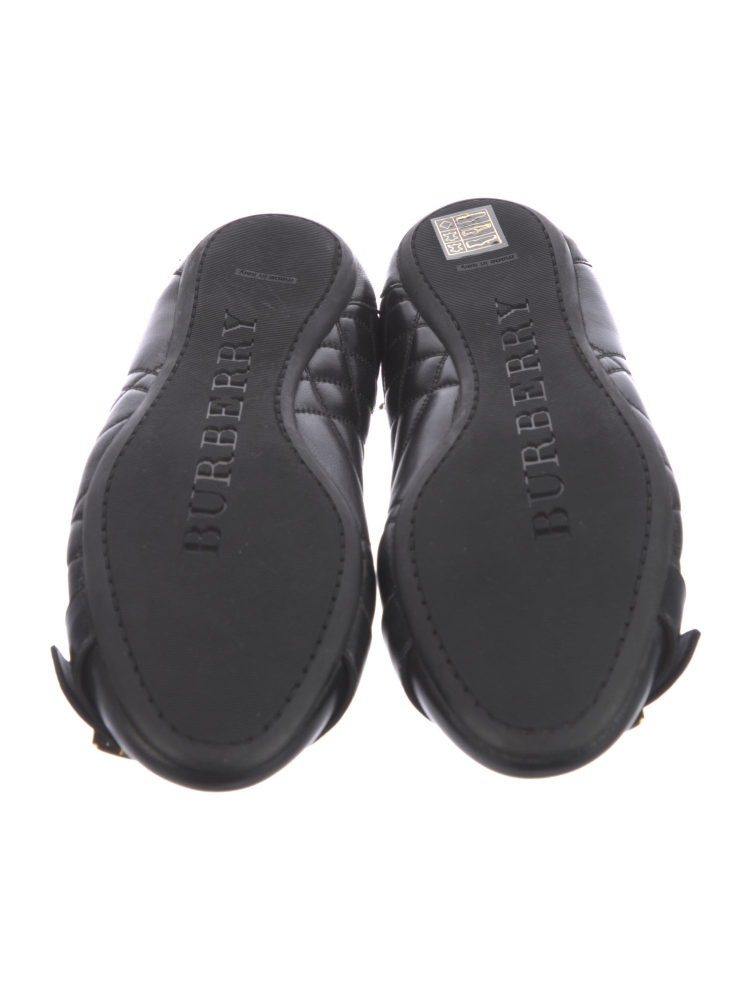 Burberry Leather Ballet Flats