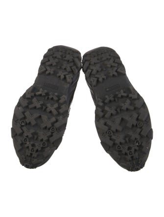 Burberry Nova Check Pattern Leather Sneakers