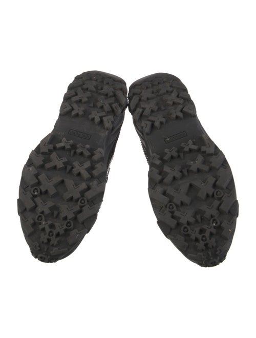 Burberry Nova Check Pattern Leather Sneakers