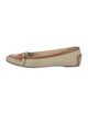 Burberry Canvas Striped Ballet Flats