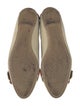 Burberry Canvas Striped Ballet Flats
