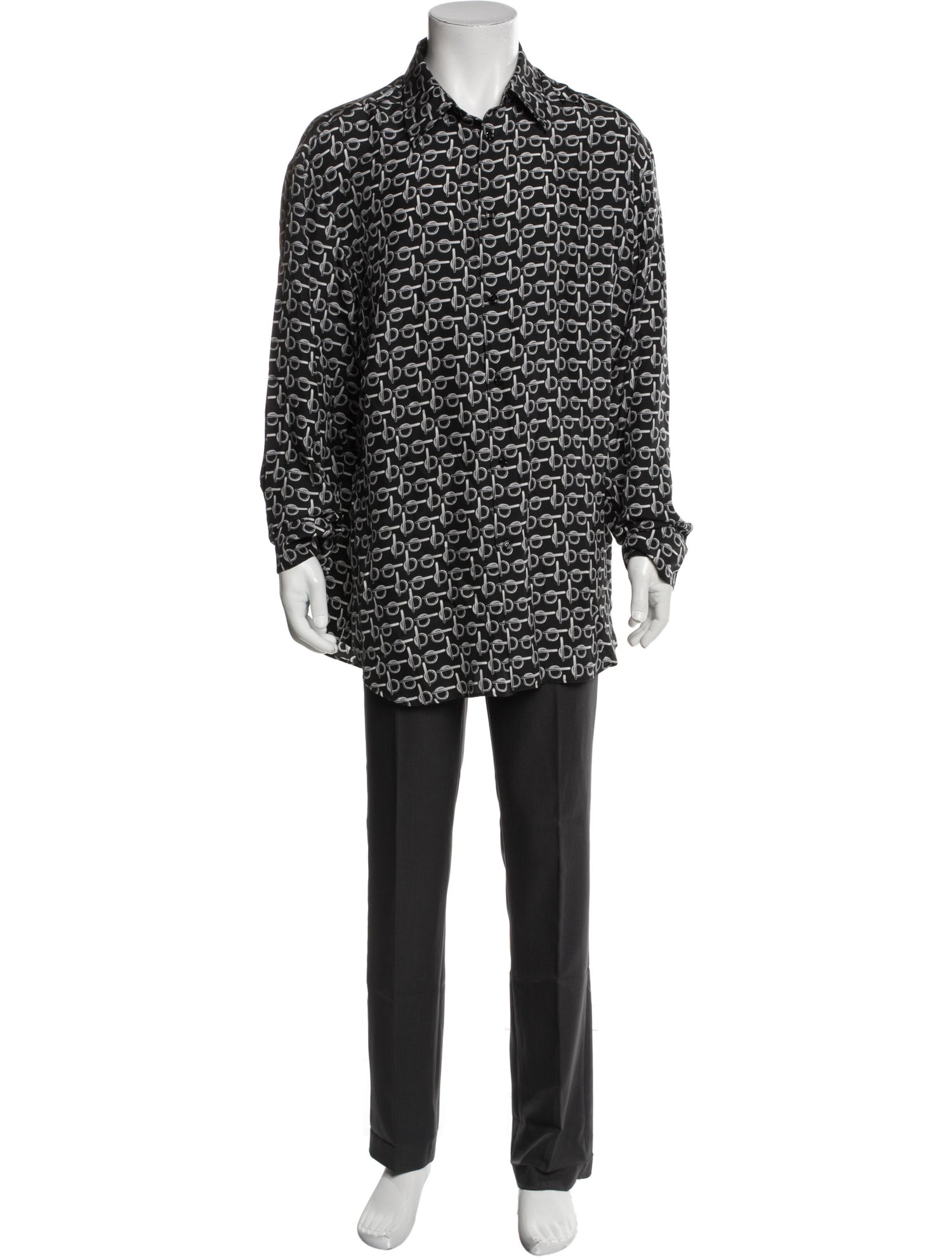 Burberry Silk Printed Shirt