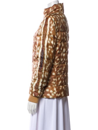 Burberry Colinton Deer Print Puffer Jacket Printed Down Jacket