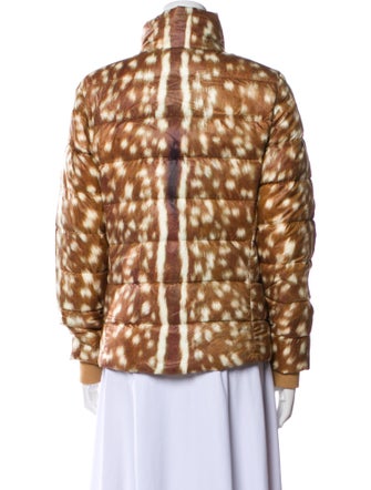 Burberry Colinton Deer Print Puffer Jacket Printed Down Jacket