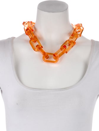 Burberry Resin Link Chain Necklace