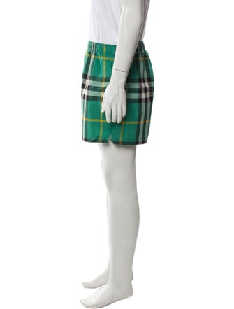Burberry House Check Pattern Jogger Shorts
