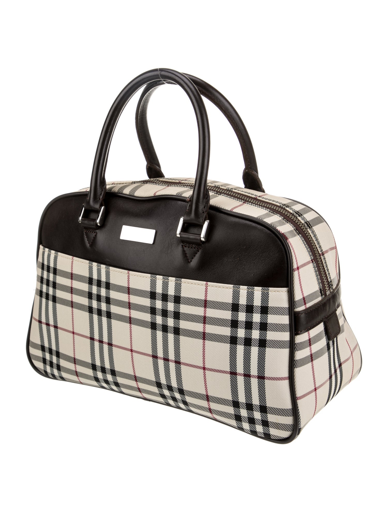 Burberry Nova Check Top Handle Bag