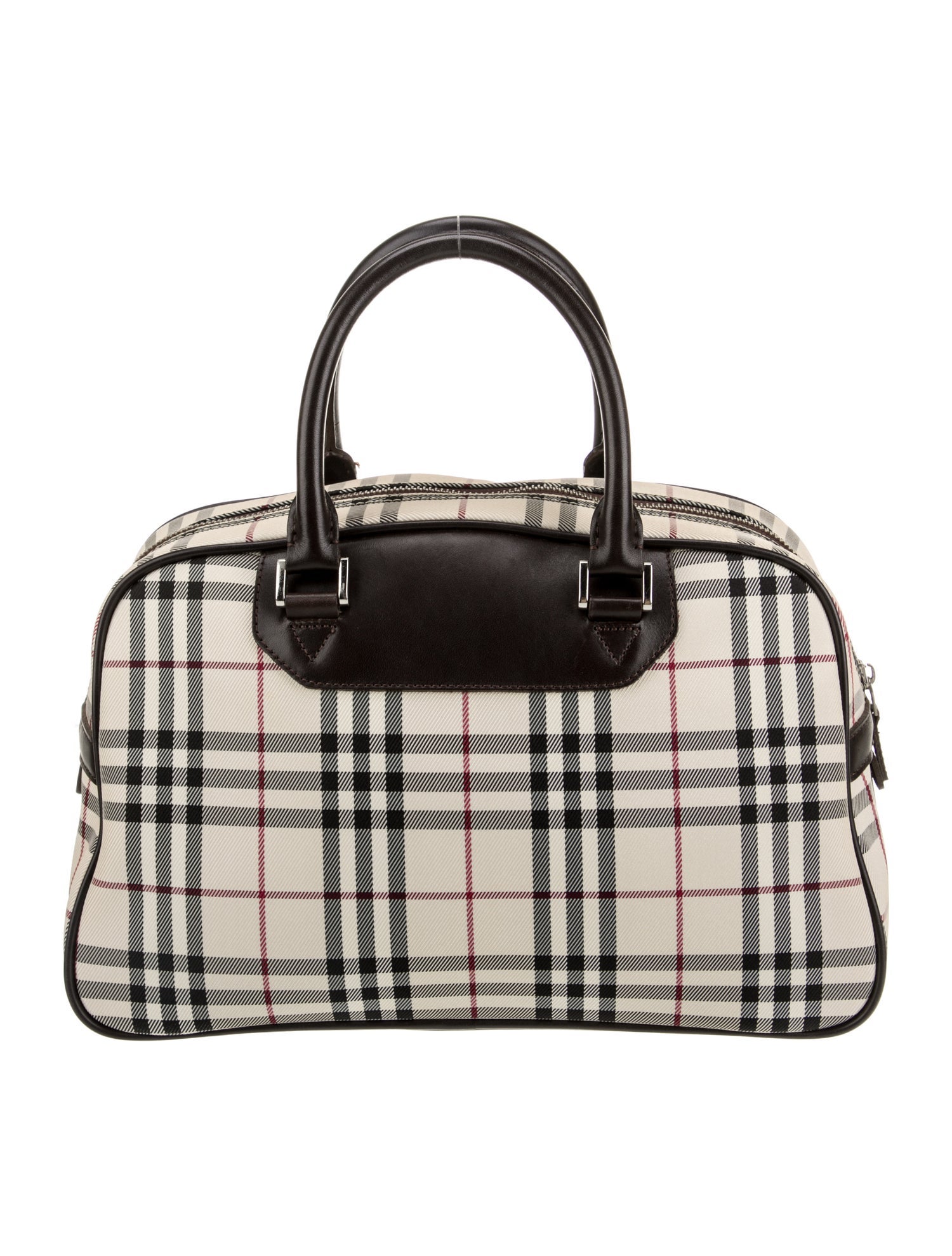 Burberry Nova Check Top Handle Bag