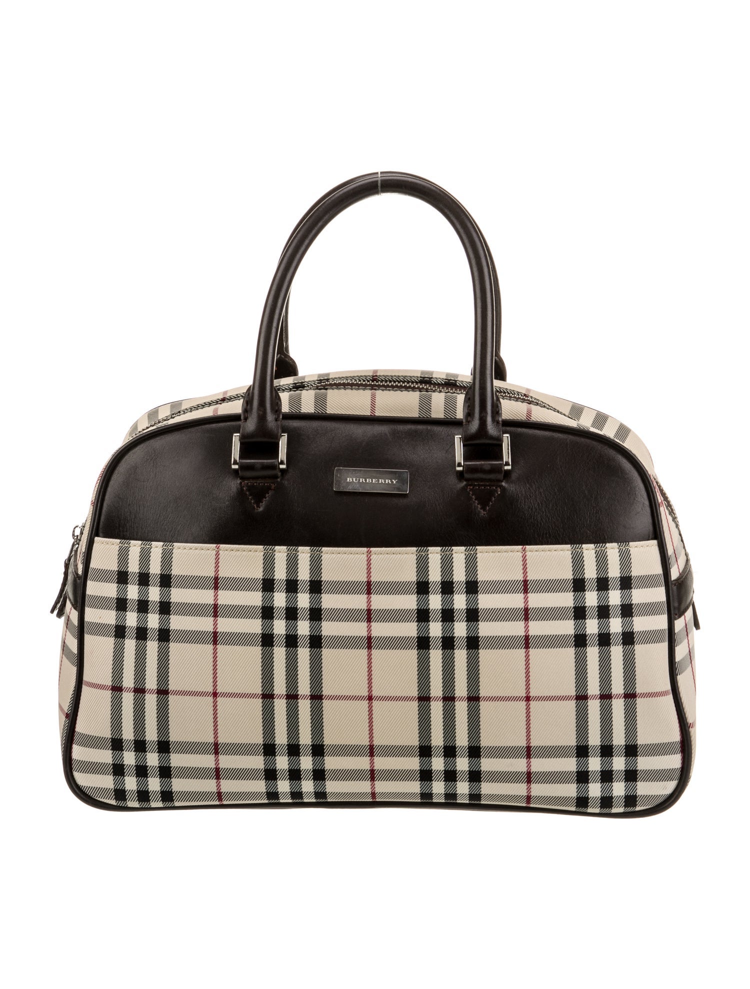 Burberry Nova Check Top Handle Bag