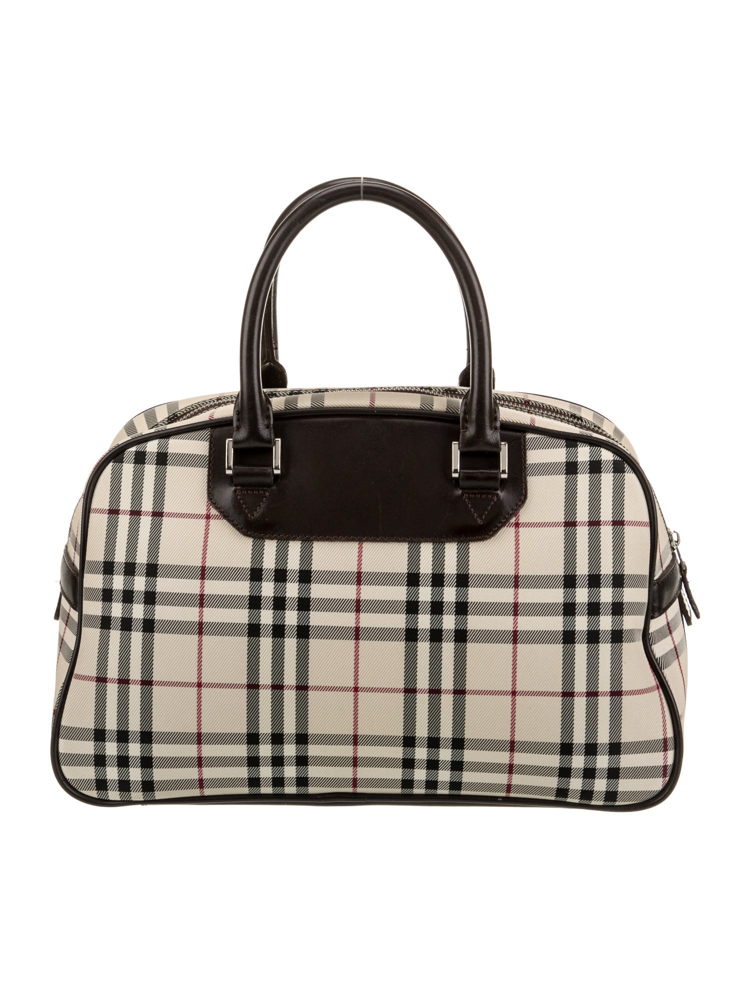 Burberry Nova Check Top Handle Bag