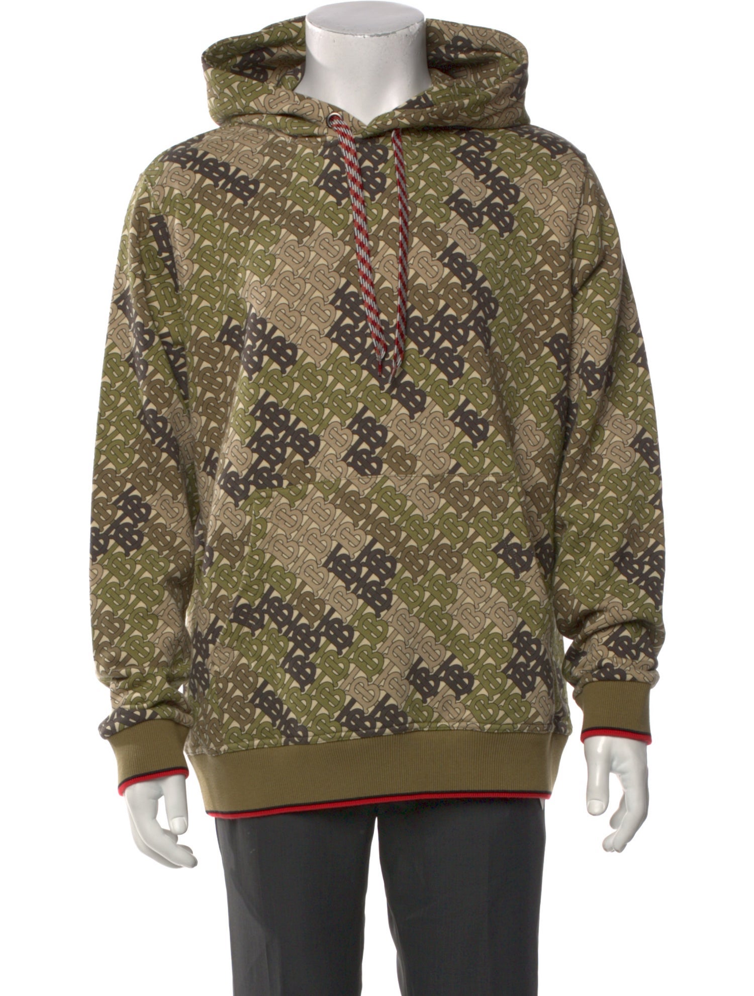 Burberry TB Monogram Camouflage Print Hoodie