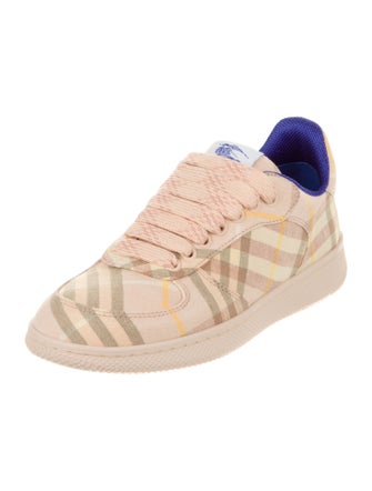 Burberry Canvas Printed Sneakers