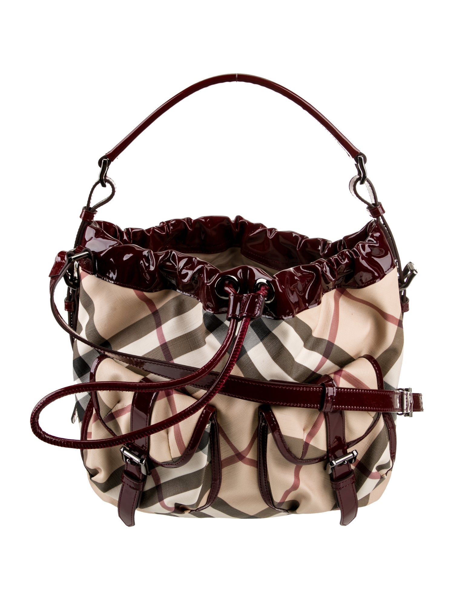 Burberry Super Nova Check Shoulder Bag