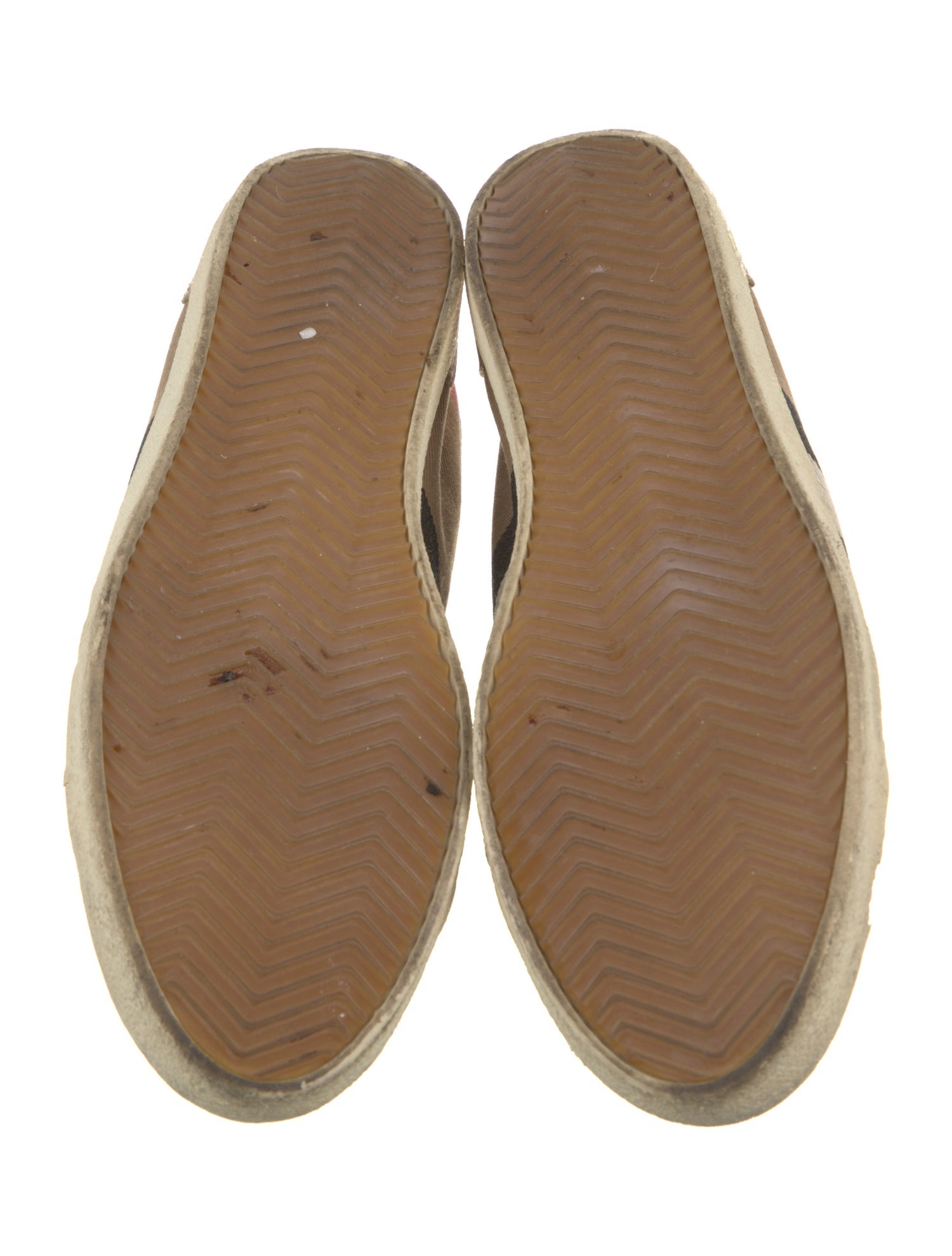 Burberry House Check Pattern Canvas Sneakers