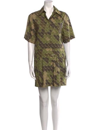 Burberry Printed Mini Dress
