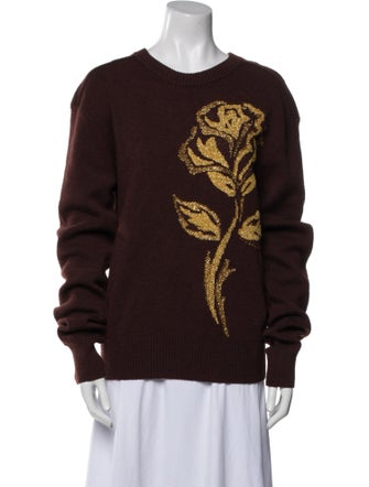 Burberry Wool Graphic Print Sweater