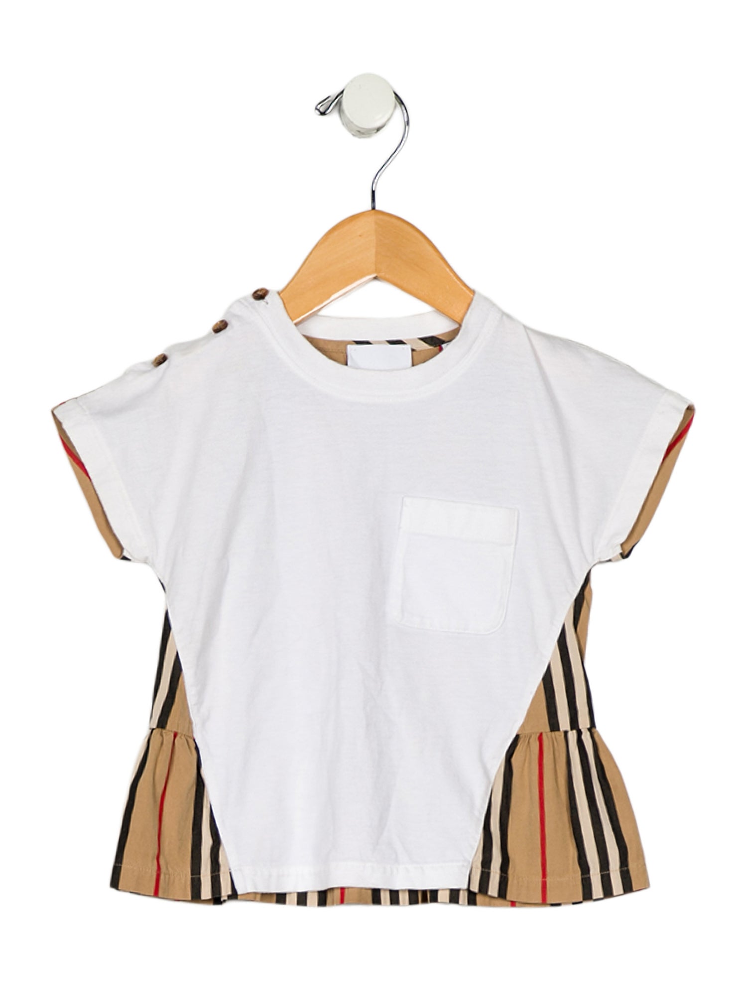 Burberry Toddler Girls Short Sleeve Top